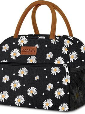 Lunch Bag Lunch Box for Women Men, Reusable Cute Lunchbag - Leakproof, Adult Ins